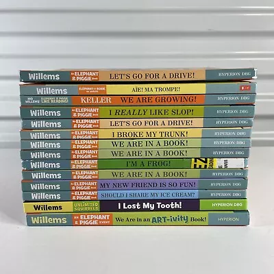 Lot Of 14 Elephant & Piggie Books Hardcover By Mo Willems • $44.98