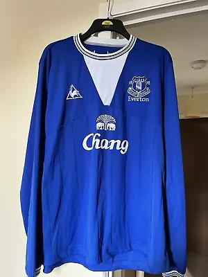 Everton FC Football Shirt - 09/10 - SIZE XL - 25th Anniversary Of Le Coq Sportif • £15