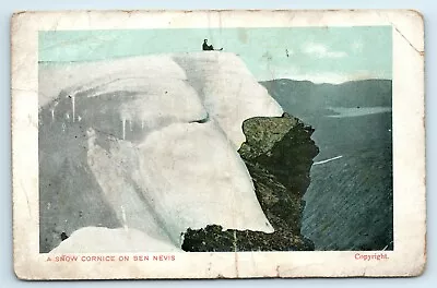 £2.99 • Buy Postcard Ben Nevis A Snow Cornice 1910 Burgess Hill Fairfield Rd Sussex Address 