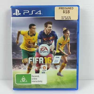 FIFA 16 PlayStation 4 Ps4 VGC - Scratch Free Disc - No Manual • $4.49