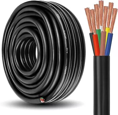 Heavy Duty 14 Gauge 7 Way Conductor Wire RV Trailer Cable Cord CCA • $54.50