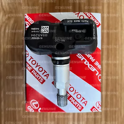 $20.99 • Buy 1X OEM 4260706020 TPMS Tire Pressure Monitoring Sensor PMV-C010 Lexus Toyota