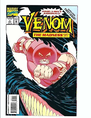 Venom: The Madness 1 NM 9.4 Marvel 1993 Kelley Jones Juggernaut • $9.59
