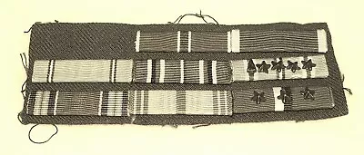 Original Ww2 Mounted Ribbon Bar Set: Bronze Star Pacific Invasion Philippines! • $29.99