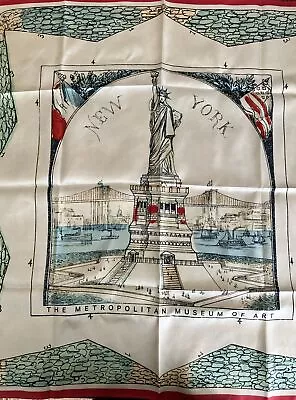 STATUE OF LIBERTY Silk Neckerchief The Met Metropolitan Museum Of Art • $14.50