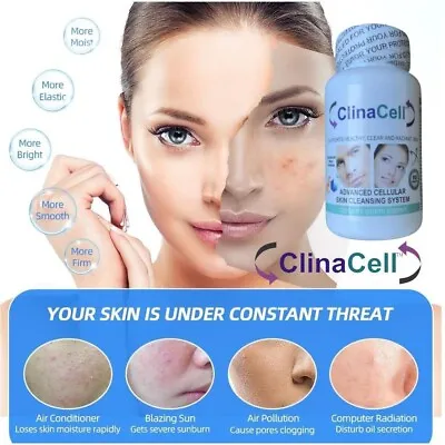 £19.95 • Buy Clear Skin Detox Cleanse Spots Blemish Repair Oxy Skin Oil Balance Cleansing 60