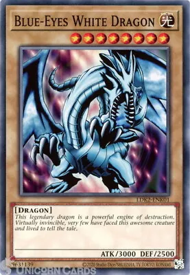 LDK2-ENK01 Blue-Eyes White Dragon UNL 2024 Edition Mint YuGiOh Card • £1.38