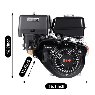 4-Stroke 420cc 15HP OHV Horizontal Shaft Gas Engine Recoil Start Go Kart Motor • $259.97