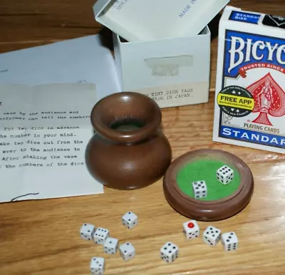 Tiny Dice Vase (Tricks Co SM-99 Made By Mikame 1970's) -- Very Rare      TMGS • $161.49