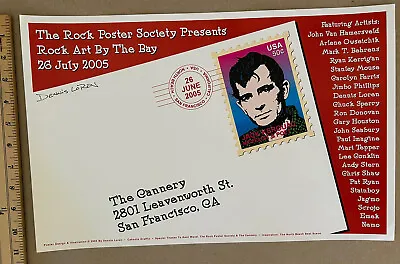 Jack Kerouac Poster 2005 TRPS Art FESTIVAL Signed DENNIS LOREN Vintage Original • $189.99