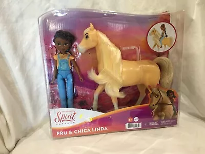 Mattel SPIRIT Doll & Horse Playset PRU & Chica Linda Set New Dream Works READ • $13.95