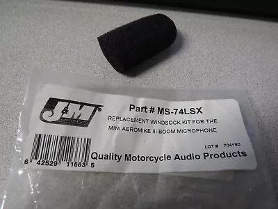 NOS J&M Replacement Windsock Fits: Mini Aeromike III Boom Microphone MS-74LSX • $8.99