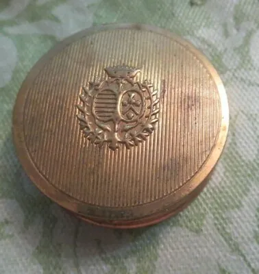 $9.99 • Buy Vintage DuBarry Brass Powder Compact Richard Hudnut