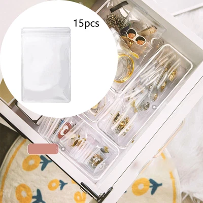 £6.50 • Buy Jewelry Storage Bag Case, Clear Anti Tarnish Antioxidation  15x L Bags