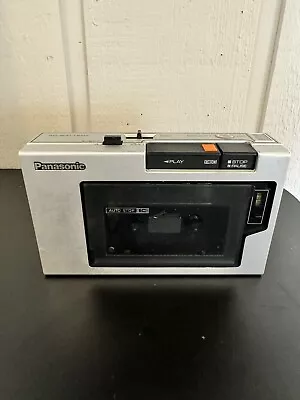 Vintage Panasonic RQ-212DS Cassette Tape Recorder Player W Battery Pack. Works!! • $4.79