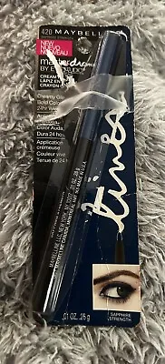 Maybelline Master Drama Cream Pencil Eyeliner #420 Sapphire Strength • $9.99