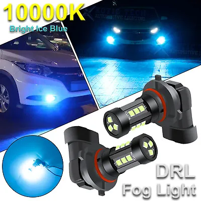 9005 10000K Bright Ice Blue LED Daytime Running DRL Driving Light High Beam Bulb • $12.97