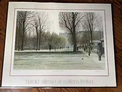 $149 • Buy Harold Altman At Editions Limited Signed Print Artist Proof November 1979 Framed