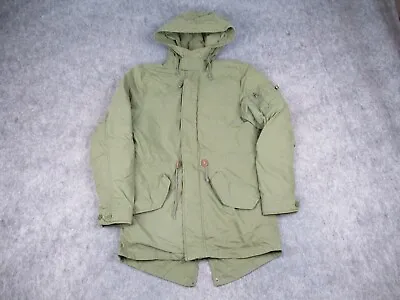 VTG Military Jacket Mens Medium Green M65 Fishtail Parka Camo Alpha Industries • $103.99