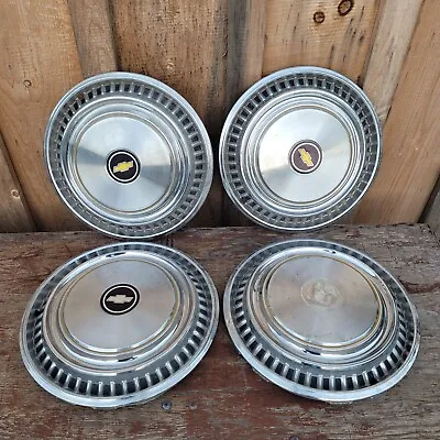 4 Vintage Chevrolet Wheel Covers Hubcaps Chevy • $33.75