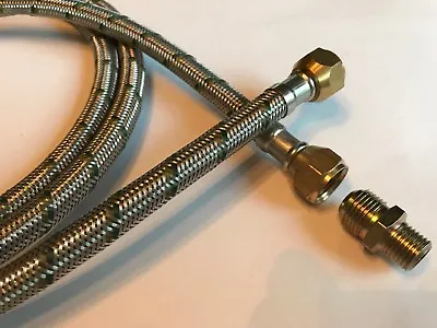 79  Stainless Steel Braided Propane And Natural Gas Hose W/Connector • $14.95