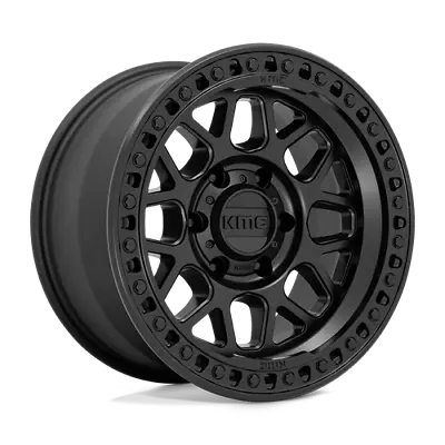 [ 4 ] KMC Wheels Km549 Grs - Satin Black 6x5.5 / 18x9  / -12mm • $1383