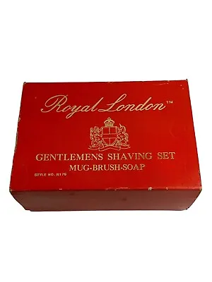 Vintage Royal London Gentlemans Shaving Set Style No R176 • $29.99