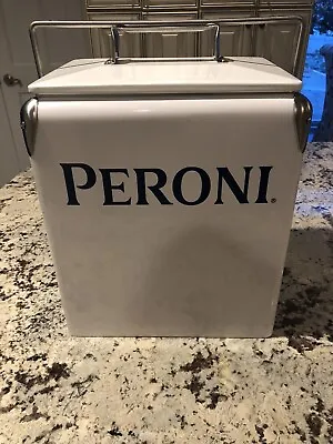 Retro PERONI Metal Beer Cooler W/ Bottle Opener • $70