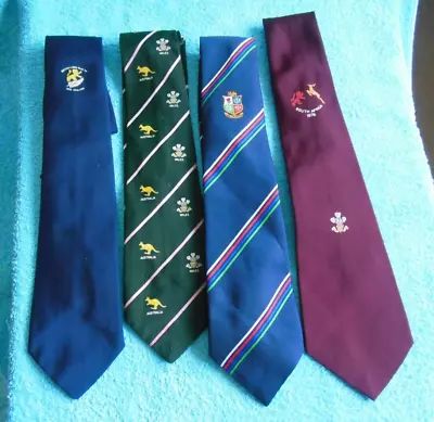 £12.99 • Buy Vintage Rugby Ties Lions Tour New Zealand / Australia / South Africa 1974 Wales