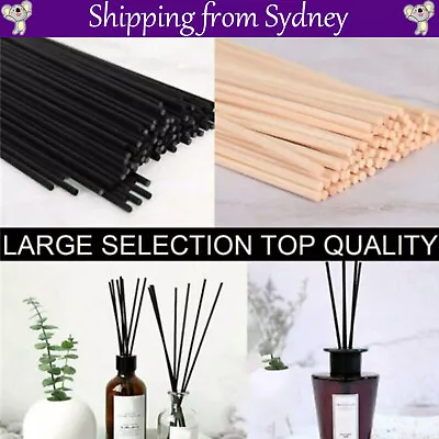 10-100pcs PREMIUM QUALITY REED DIFFUSER REEDS RATTAN STICKS BULK PACK 3mm 260mm • $1.45