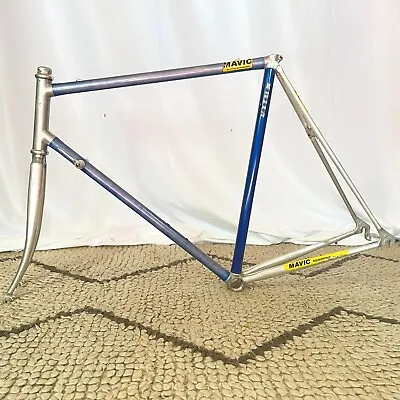 Vintage Vitus 979 Road Bike Frame Mavic Stickers Size 58 Aluminum Blue • $351