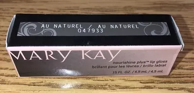 Mary Kay Nourishine Plus Au Naturel Lip Gloss .15 Oz 047933 New Old Stock • $14.99