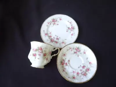 Vintage Paragon Bone China Trio Tea Cup & Saucer Plate Set Victoriana Rose • $29.99