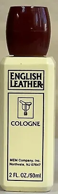 5  Bottles English Leather Cologne By MEM Co 2 Fl Oz / 55 Ml Vintage 90's • $25