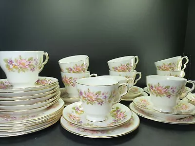 Beautiful Vintage Colclough Bone China Tea Trio Set Wayside • £80