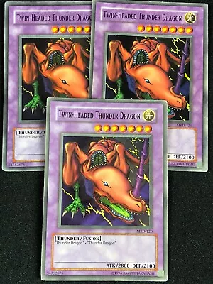 Yugioh Twin-headed Thunder Dragon Mrd-120 Super X3 (hp) • $6.99