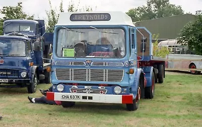 Truck Photo - Preserved Aec Mercury Lorry Cha 637k - J Reynolds • £0.90