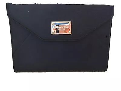 Michael Kors IPad Portfolio / Clutch Case Black Saffiano Leather • £15