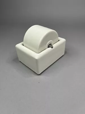 Vintage Acme White Porcelain No 7 Envelope Stamp Wetter Moistener • $45