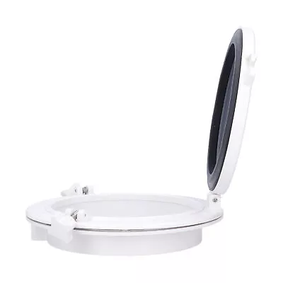 ・10in Round Portlight Porthole Tempered Glass Opening Window For Marine Boat Yac • $52.47