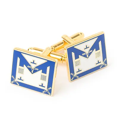 Masonic Craft Provincial LGR Apron Cufflinks Freemasons Regalia Gift Boxed • £14.39