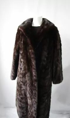 Women's Sz 12 MINT+ Dark Ranch Mink Fur Coat. CLEARANCE SALE! • $275