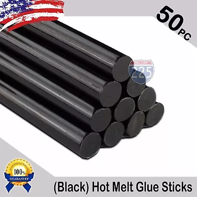 50 Pcs 11mm Diameter 250mm Long Crafting Model Black Plastic Hot Melt Glue Stick • $39.99