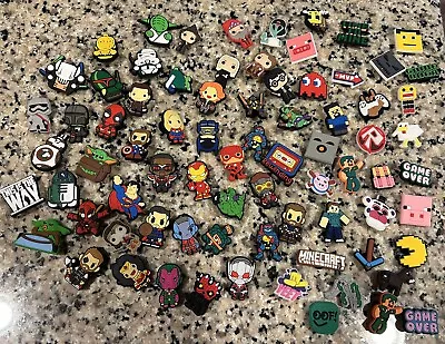 Lot Of 75 - Roblox Star Wars Harry Potter Marvel Minecraft Jibbitz Croc Charm • $40