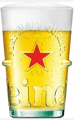 £8 • Buy Set Of 2 Heineken Tumbler Beer Glasses Half Pint 10oz Brand New
