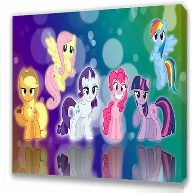 My Little Pony IV Kids Bedroom Canvas Picture • £7.49