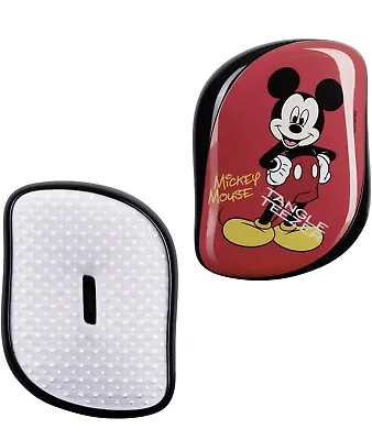 Small Hairbrush Tangle Teezer Compact Styler Detangling Hairbrush Mickey Mouse • £6.25