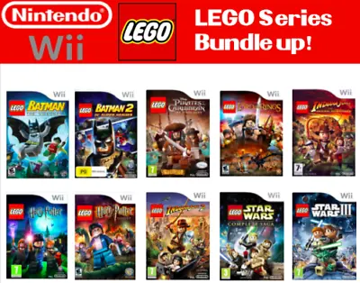 £10.78 • Buy Lego Games - Nintendo Wii - Choose Your Bundle - Batman Pirates Star Wars Potter