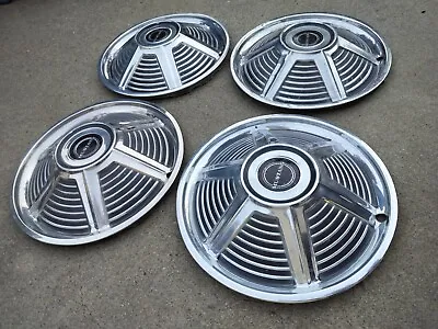 1965 Ford Mustang Hubcaps 14  Set Of 4 Wheel Covers 65 Hub Caps • $95