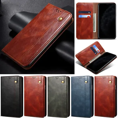 Retro Wallet Leather Flip Case Cover For Oppo A98 A78 A58 A57 A77 A96 Reno8 T 9 • $16.45